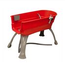 Dog Pet Red Booster Bath Indoor Outdoor Bathing Grooming Medium