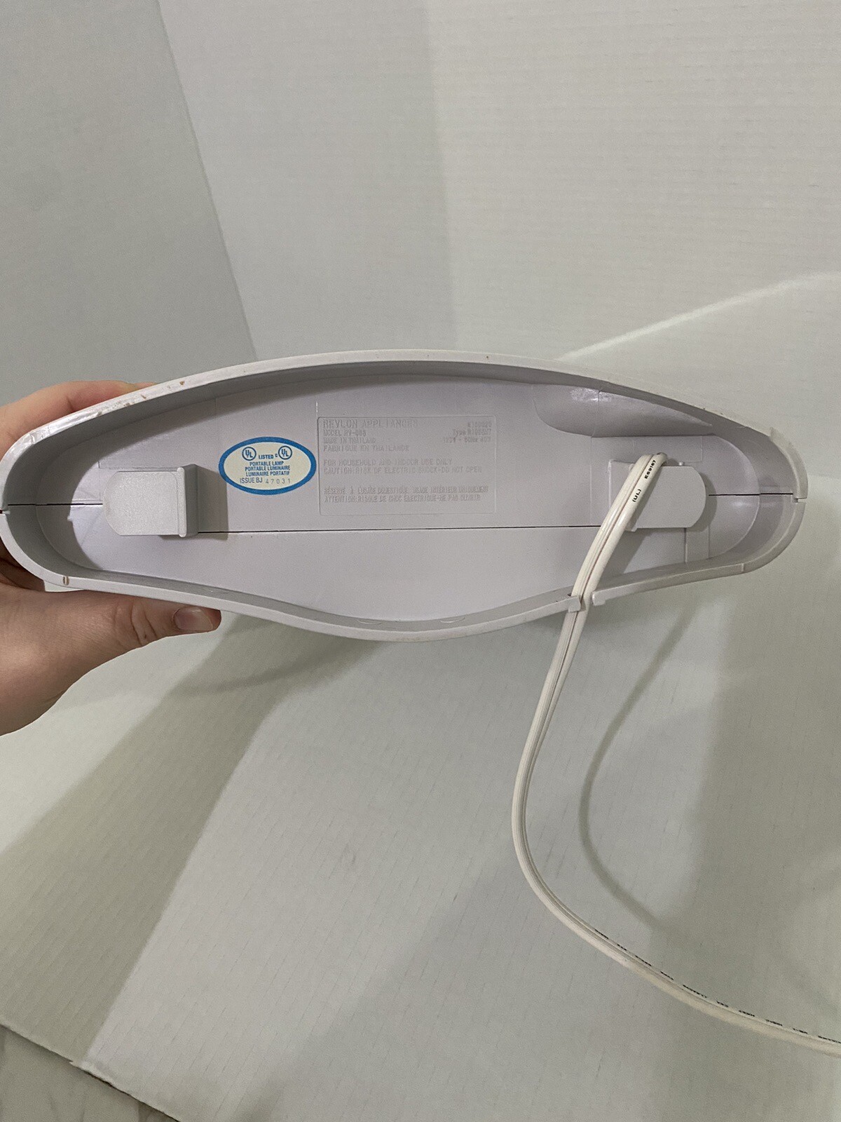 Vintage Revlon Lighted Makeup Mirror Vanity Flip Side 5x Magnifying RV