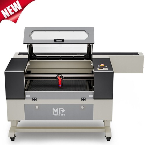 Monport 80W 20x28 CO2 Laser Engraver Cutter Engraving Machine Bracket Autofocus