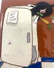 Terry Johnson Studio Cat In Refrigerator Buy Food Signed Tile As Is