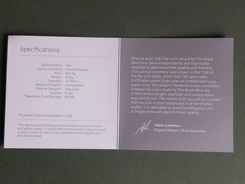 2017 Beatrix Potter BENJAMIN BUNNY Silver Proof 50p LEdtn 489 di 1000 custodia nera - Foto 11 di 17