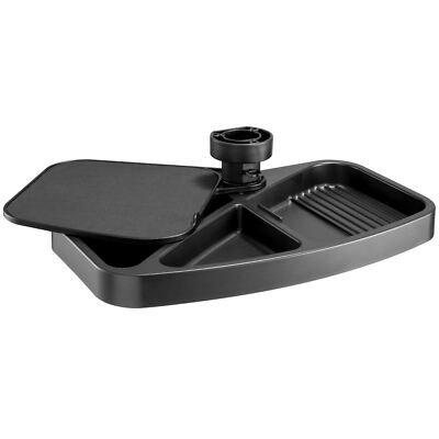 Allcam US032B Untertisch-Mausablage und Pad mit Stiftaufbewahrung schwarz