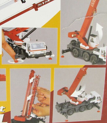 Camion Grue Joal 1/50 – PPM Terrex 530 ATT (Blanc, Métal, Neuf)