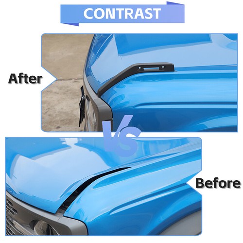 2PC Aluminum Alloy Replacement Car Front Engine Hood Handle For Ford Bronco 21+ - Bild 9 von 20