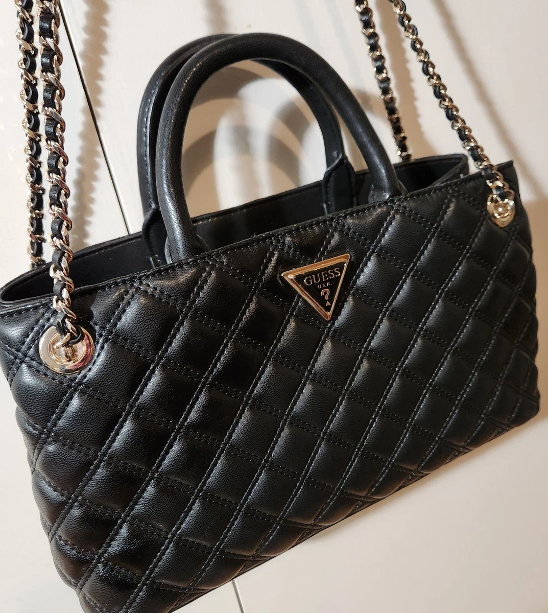 Sac à Main GUESS En Cuir Beige - Porté épaule - Taille Moyenne - Occasion