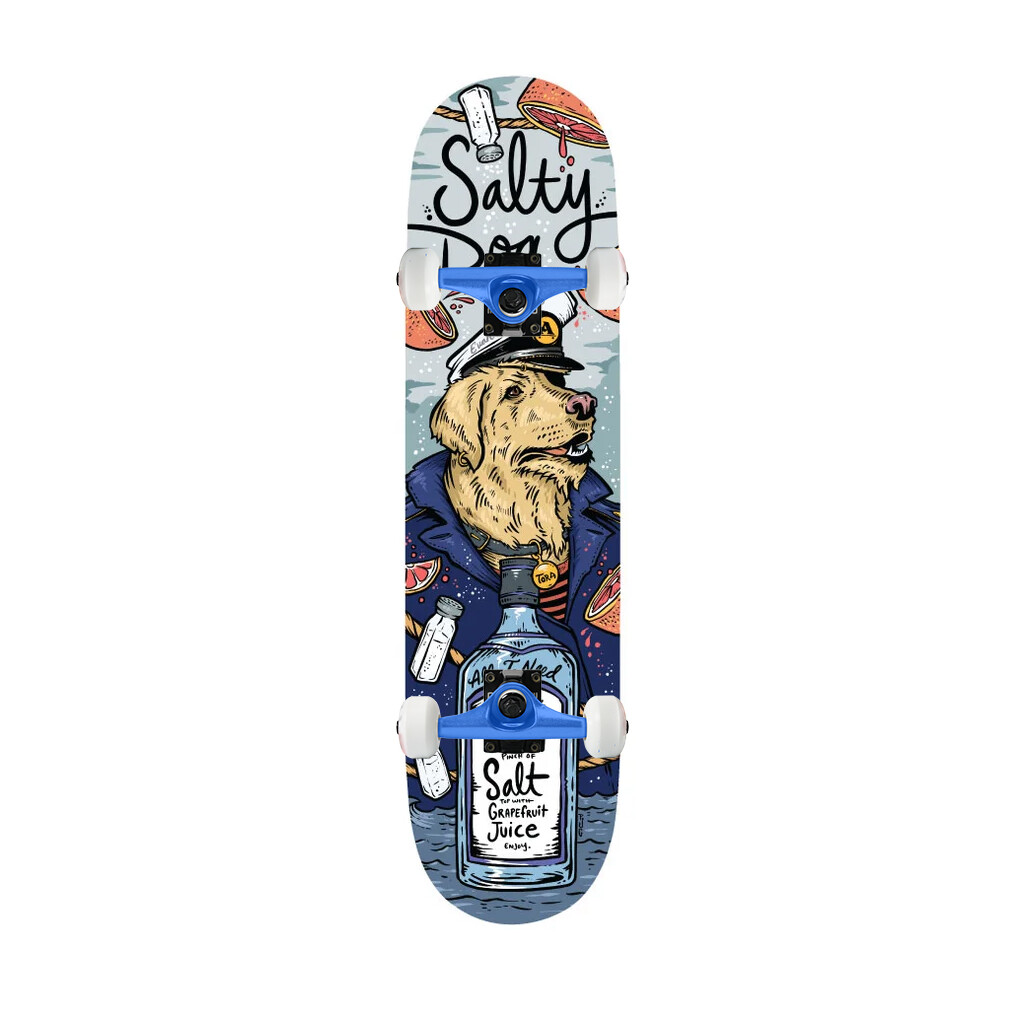 All I Need Skateboard Assembled Mansolillo Salty Dog 8.3" Complete