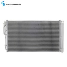 30030 A/C AC Condenser Car Unit For 2017 2018 19-2020 Hyundai Elantra Aluminum