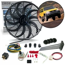 Zirgo High Performance Adjustable 16 Fan Cooling System Kit Ford Escape 12 Volt