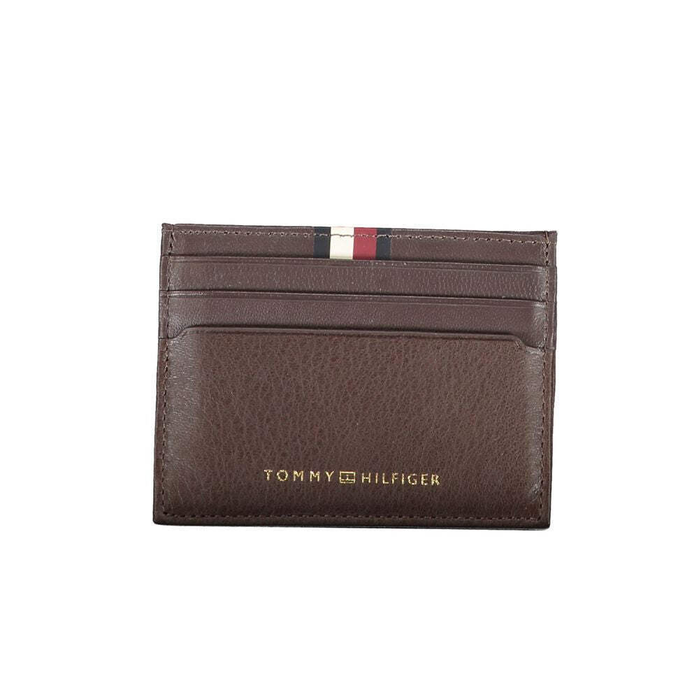 Tommy Hilfiger Mens Genuine Leather Brown Wallet