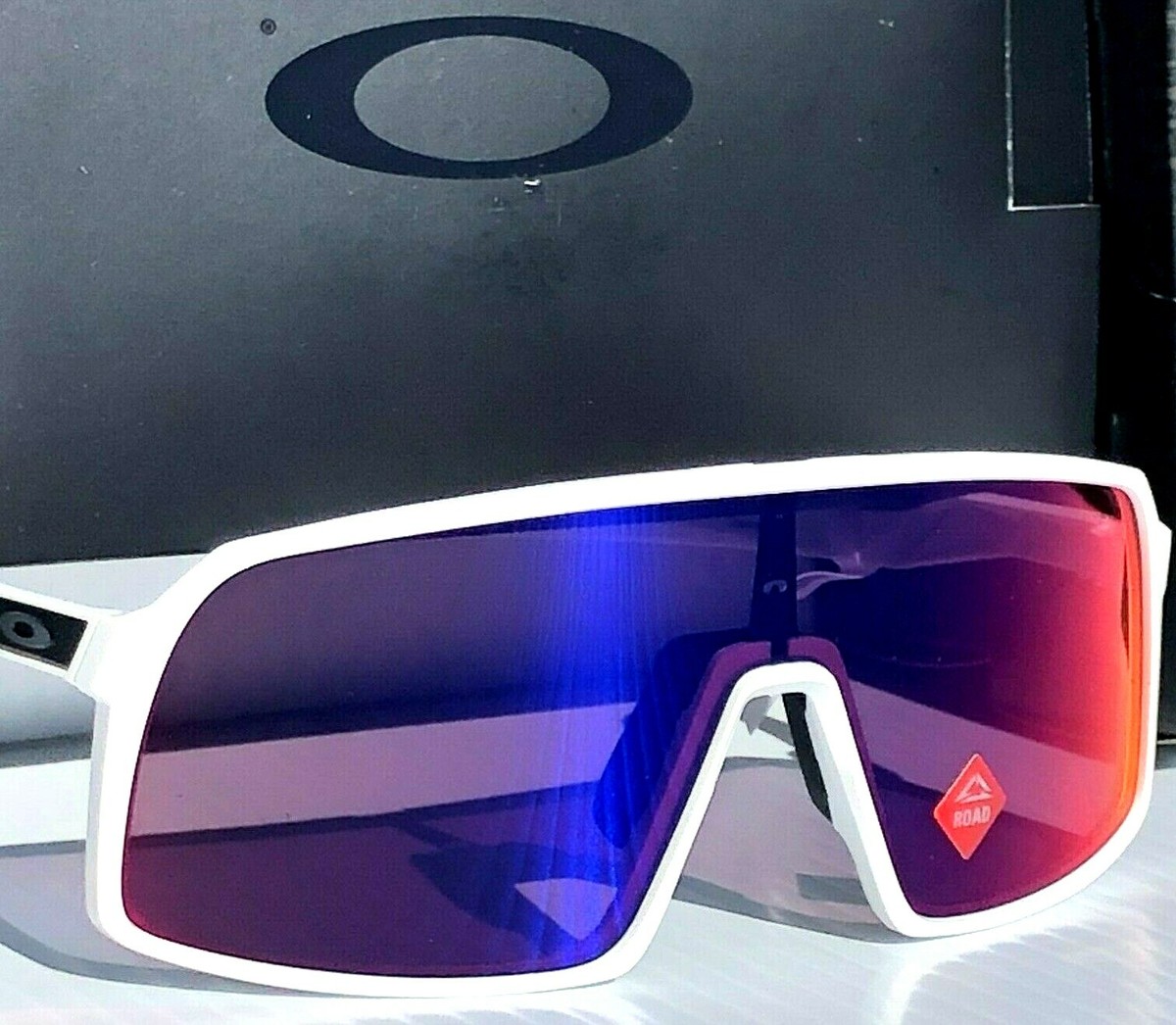 NEW* Oakley SUTRO Matte White w PRIZM Road Sunglass w CASE NEW* Oakley SUTRO Matte White w PRIZM Road Sunglass w CASE