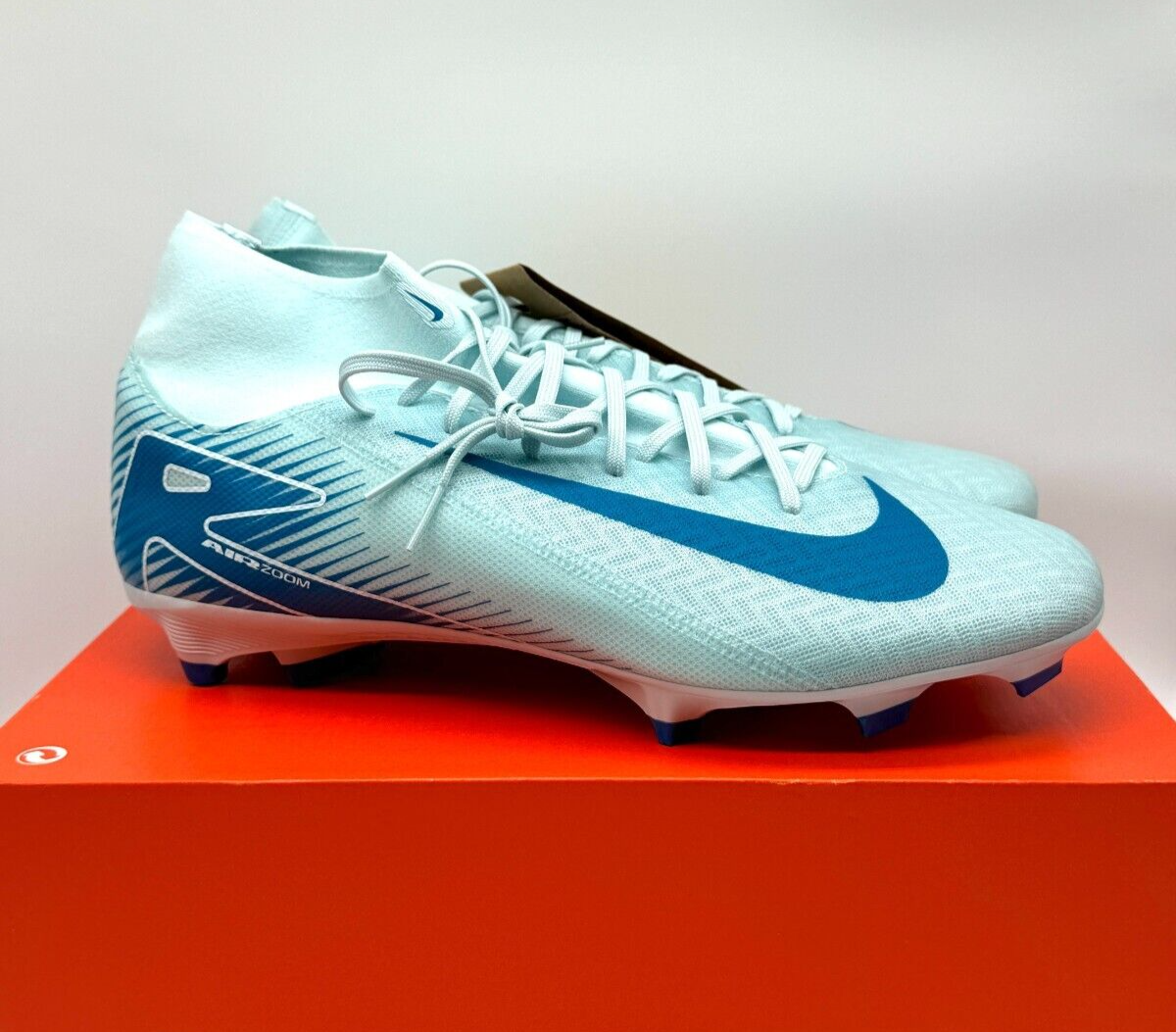Nike Mens Zoom Superfly 10 Academy Sz 11.5 FG Blue Soccer Nike Mens Zoom Superfly 10 Academy Sz 11.5 FG Blue Soccer