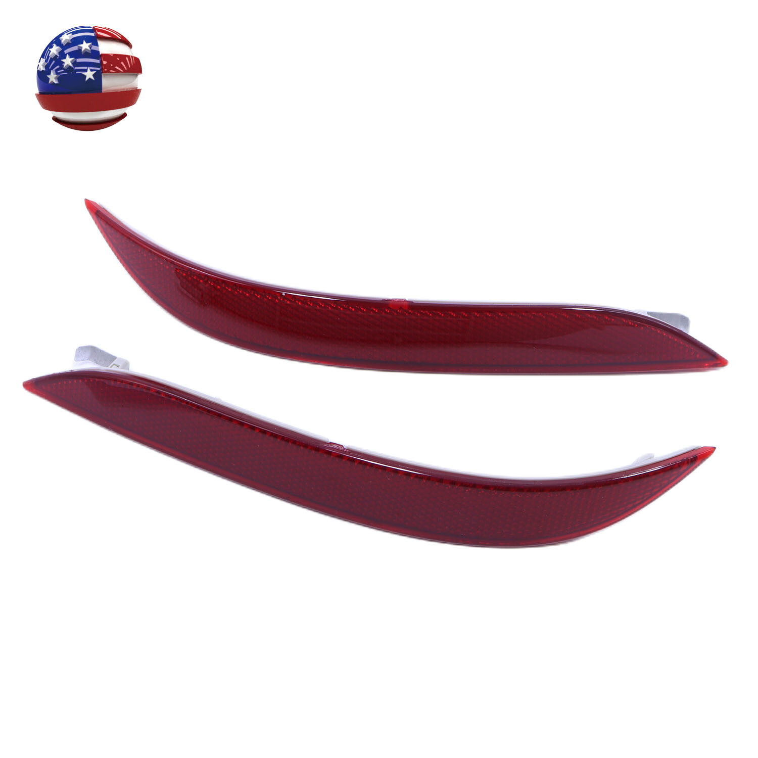 TKSE Heckstoßfänger Reflektor Für BMW 5er E60 2003-2007 - Linker & Rechter Reflektor, Rot