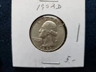 1952-D Uncirculated UNC Washington Quarter 25 Cent Silver Coin