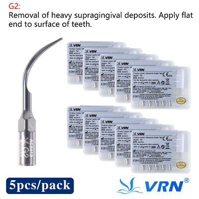 5-100pcs Dental Ultrasonic Piezo Scaler Tips fit Woodpecker EMS Handpiece G2