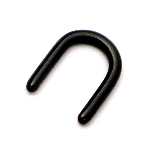 Septum Keeper U Shaped Black Steel