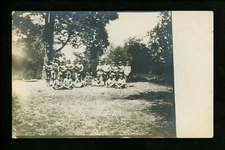 Real photo postcard RPPC Music children Flora Kid Band