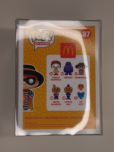 Funko Pop! McDonald's Hamburglar Vinyl Figure #87 - Picture 3 of 7
