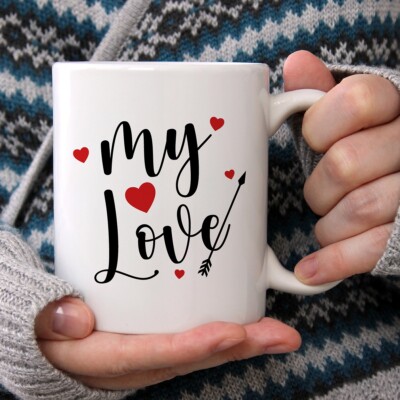 Tazza Personalizzata Con Foto E Testo – Ceramica Lucida, Fino A 3 Foto, Regalo Per Compleanno, Festa Della Mamma, San Valentino E Aziende