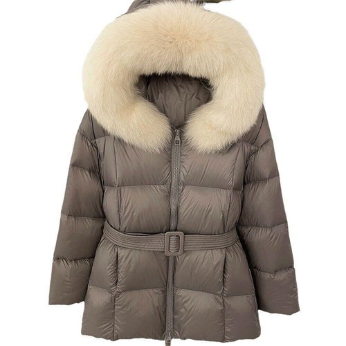 New Womens Winter Real Fox Fur Collar Hooded White Duck Down Thicken Warm Jacket - Bild 5 von 29