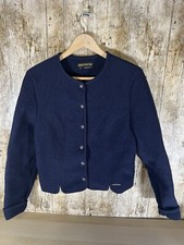 Geiger Jacket Blue Buttoned Made In Austria Uk Women’s Size Xl Eu 46