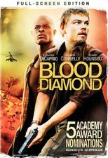 Blood Diamond DVD, Full Screen Edition NEW