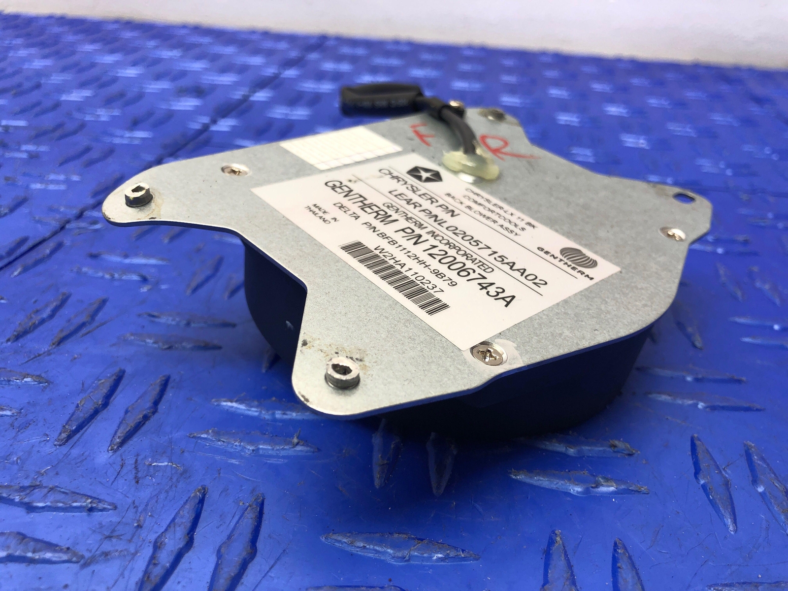 2013-2021 MASERATI QUATTROPORTE FRONT RIGHT SEAT BACK CUSHION BLOWER MOTOR FAN