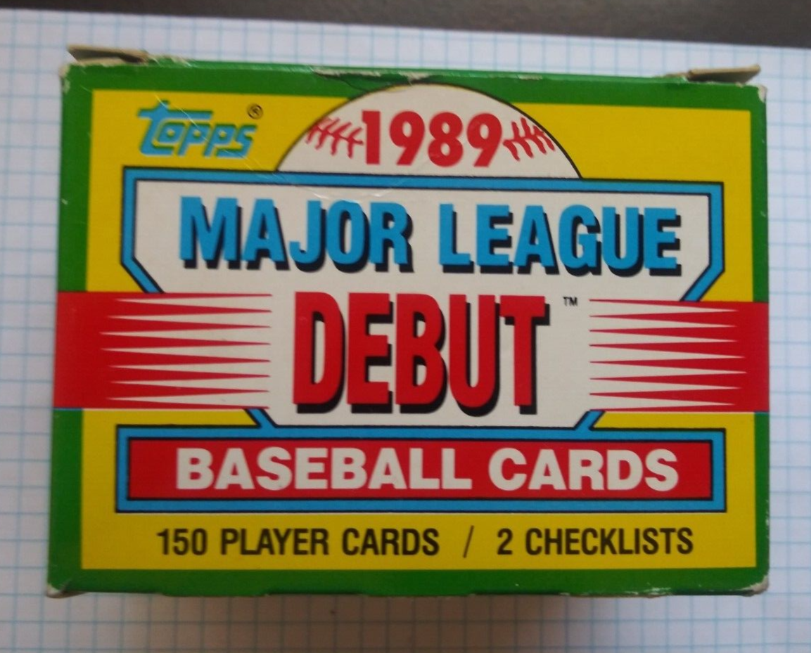 1989 Topps Major League Debut Baseball Card Complete Set eBay