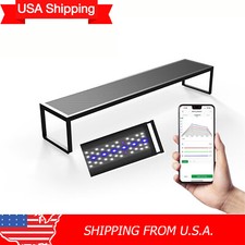 Aquarium Full Spectrum LED Light with App-Controlled Custom Sunrise Sunse