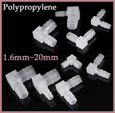 L-Type 90 Degree Elbow Tube Hose Connector Pipe Plastic Tube Fittings 1.6mm 20mm