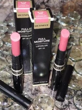 Lot Of 2 Ultima II Full Moisture Lip Color SPF 25 IN THE PINK New In Box