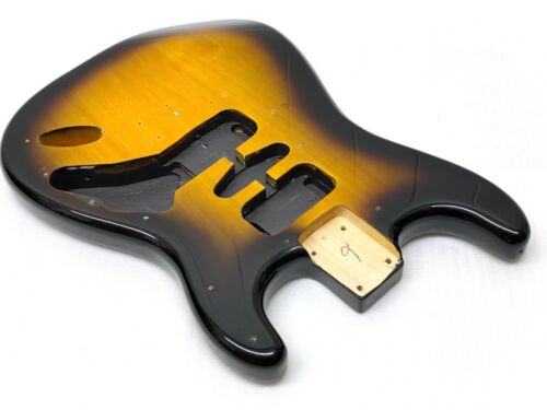 Genuine! Fender Squier Strat Hardtail BODY Brown Sunburst Electric Guitar HSS - Picture 4 of 18