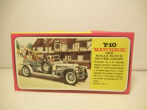 Matchbox Car Models of Yesteryear Y-10 1906 Rolls Royce Silver Ghost 51:1 Scale - Picture 3 of 5