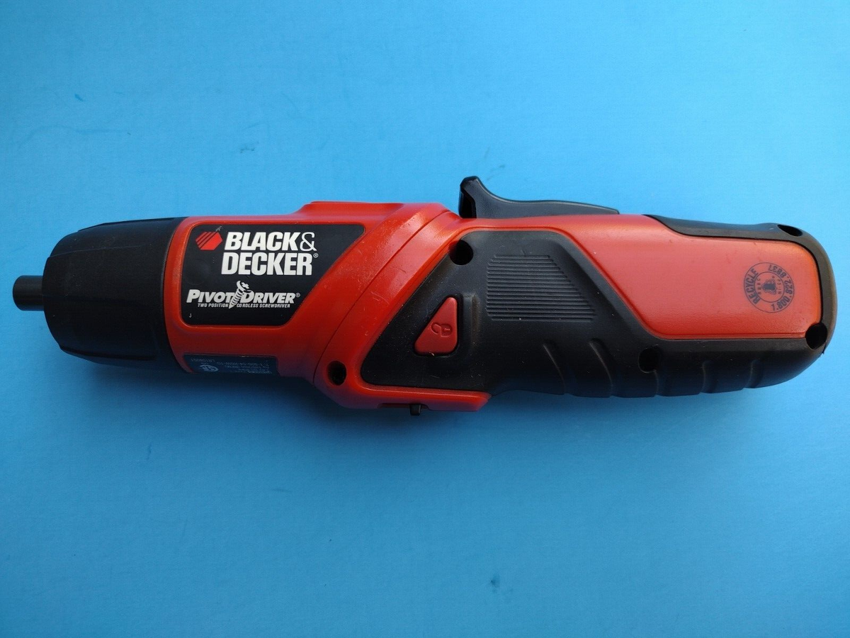 Black Decker Cordless Screwdriver 2-Position PD400LG Type1