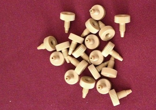 Lot of 20 pcs PEEK Fittings for 1/16" OD Tubing, Agilent, Waters, Shimadzu HPLC - Bild 4 von 5