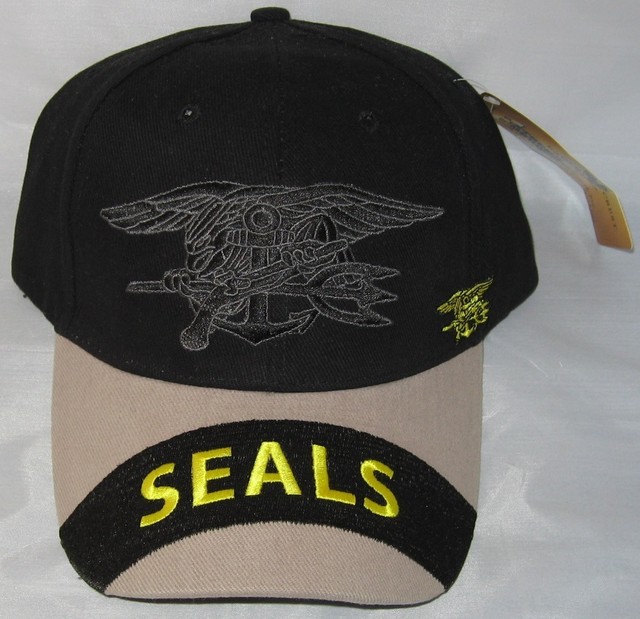 NEW U.S. Navy Seals Baseball cap hat. Black. 6129. eBay