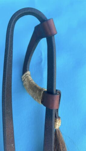 Cabezal Broken Horn Western Show Sterling & Rawhide AQHA Ranch Riders - Imagen 6 de 11
