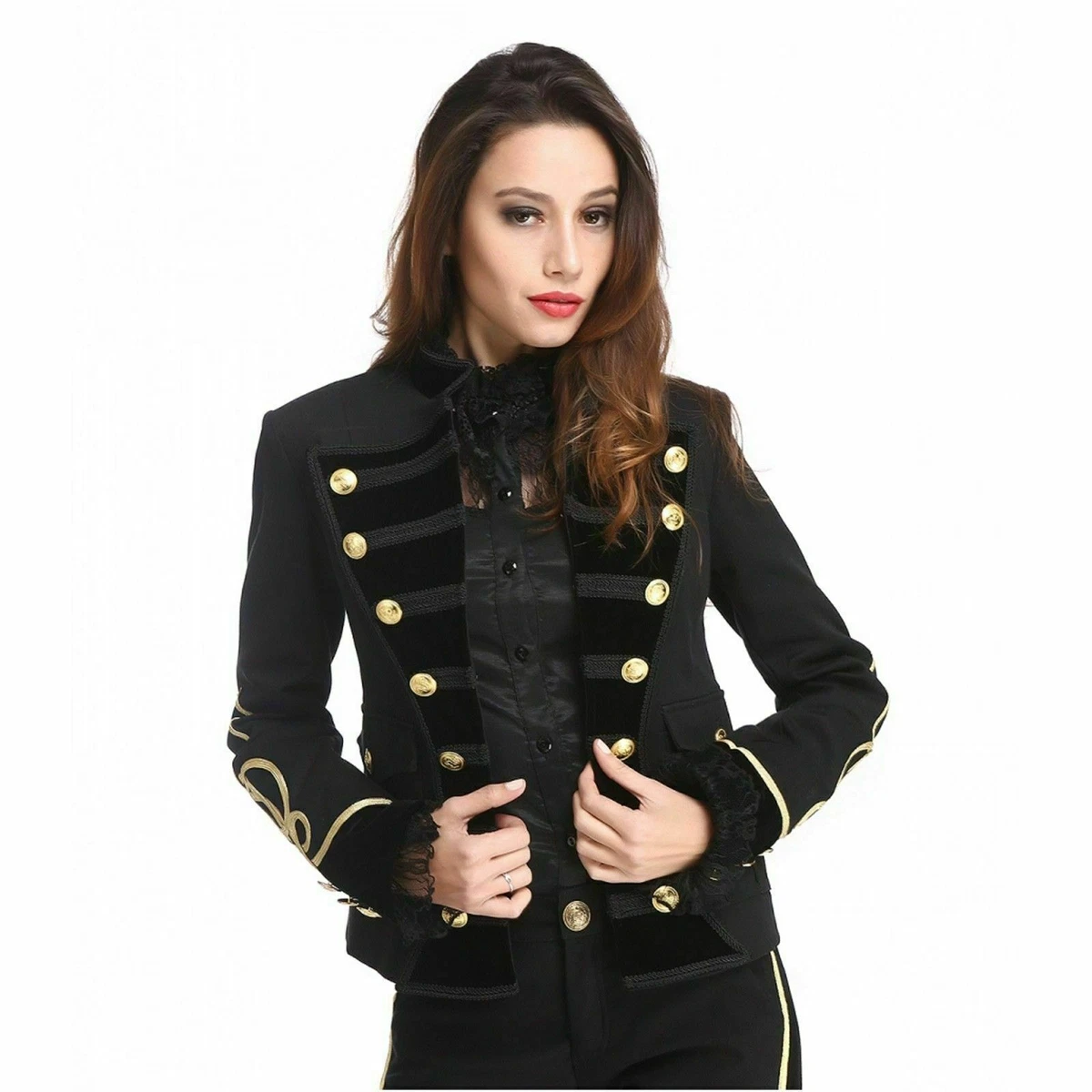 Military style hotsell jacket women