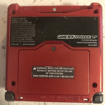 Nintendo Gameboy Advance SP Handheld Gba Sp AGS 001charger 