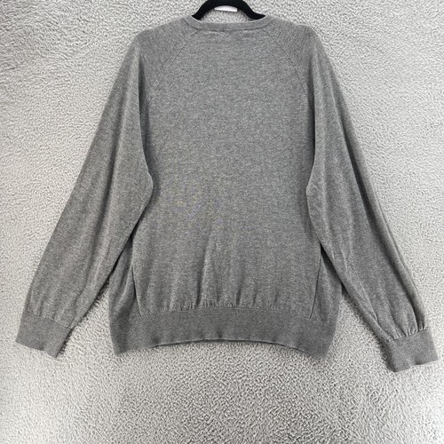American Giant Sweater Men Extra Large Grey Merino Wool Lightweight Comfort - Picture 2 of 13