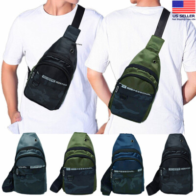 Unisex Chest Sling Bag Fanny Packs Cross Body Shoulder Sport Backpack Pouch Bags