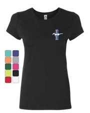 Ford Mustand The Legend Lives Logo Women's T-Shirt Classic Muscle Cars Shirt