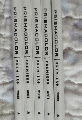 2X Prismacolor Premier / Sanford White Soft Core Colored Pencil