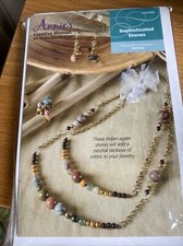 Annie's Simply Beads Sophisticated Stones Jewelry Kit BD059 Agate New