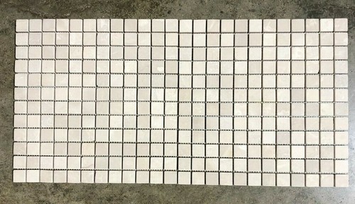 12x12 Tile Botticino Cream Mosaic Stone Backsplash (10 Square Feet) TILES T-73 - Picture 3 of 4