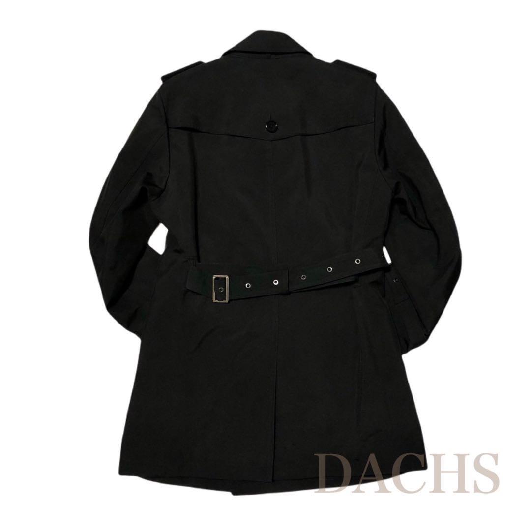 Burberry Black Label Trench Coat Black Polyester With Liner Size M For Men thumbnail 12