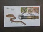 ISRAEL 2017 Snakes in Israel Set 3 Stamps First Day Cover