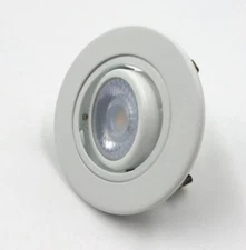 4 PACK,3 Inch Can 12V MR16 Recessed Light Adjustable Ring Trim White, 33003WH