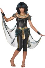 Dark Egyptian Cleopatra Princess Child Girls Costume