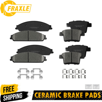 For 2005-2009 Ford Taurus X Five Hundred Freestyle Front Rear Ceramic Brake Pads