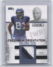 2010 Rookies & Stars #20 Golden Tate Freshman Orientation Prime #38/50